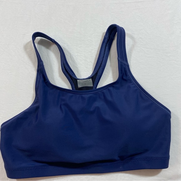 ModLy Swimsuit bikini Top woman’s Small Razorback top athletic top NWT Blue - Picture 6 of 6